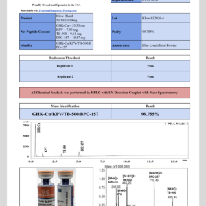 GHK-CU/BPC-157/TB-500/KPV KLOW Blend