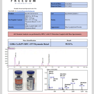 GHK-CU/BPC-157/TB-500/KPV KLOW Blend