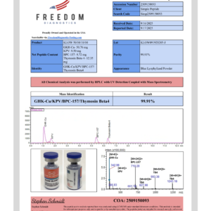GHK-CU/BPC-157/TB-500/KPV KLOW Blend
