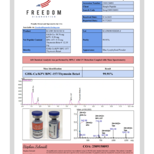 GHK-CU/BPC-157/TB-500/KPV KLOW Blend