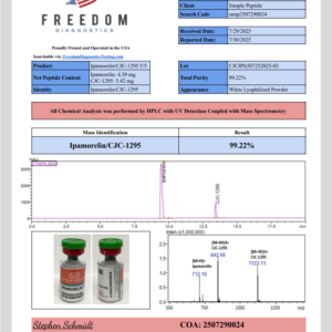 Ipamorelin/CJC-1295 (w/o DAC)