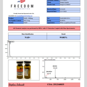 NAD+ (500MG & 1000MG)
