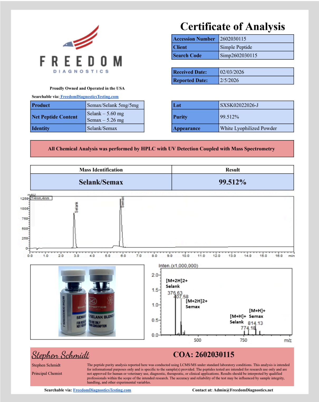 Semax/Selank Blend Semax/Selank Blend