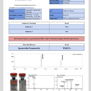 Tesamorelin/Ipamorelin 12/2MG