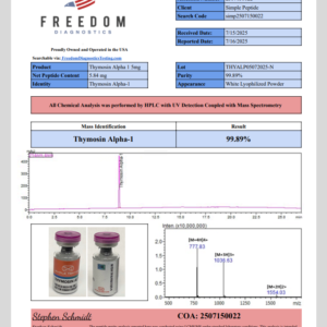 Thymosin Alpha-1 10mg