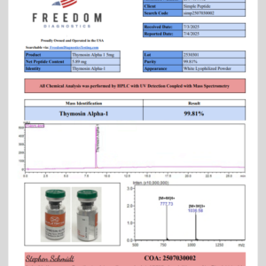 Thymosin Alpha-1 10mg
