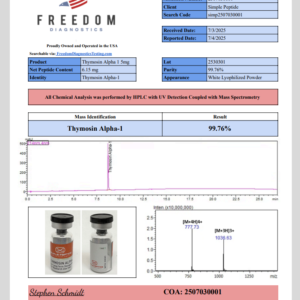 Thymosin Alpha-1 10mg